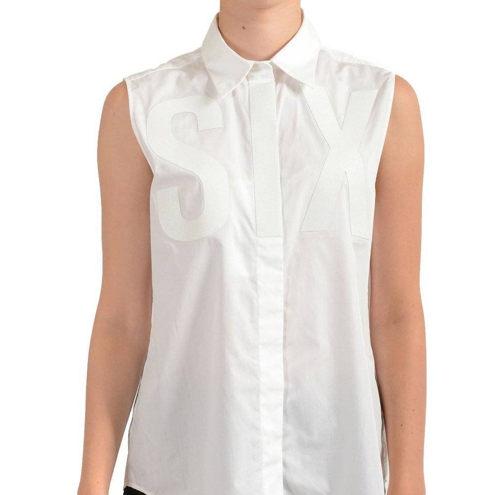 Maison Margiela MM6 Women's White Button Down Shirt